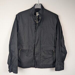 Lacoste black utility canvas field jacket 5189L Size 52 / Large